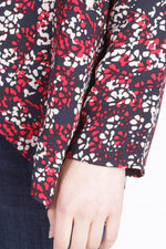 Loose fit floral blazer jacket - Image n°4