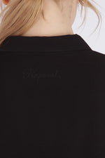 Women's black loose shirt - Image n°5