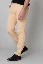 Beige chino pants for men - Image n°5