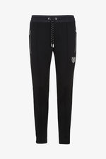 Black slim jogging pants - Image n°2