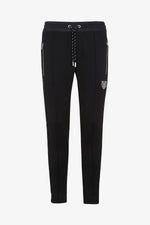 Black slim jogging pants - Image n°2