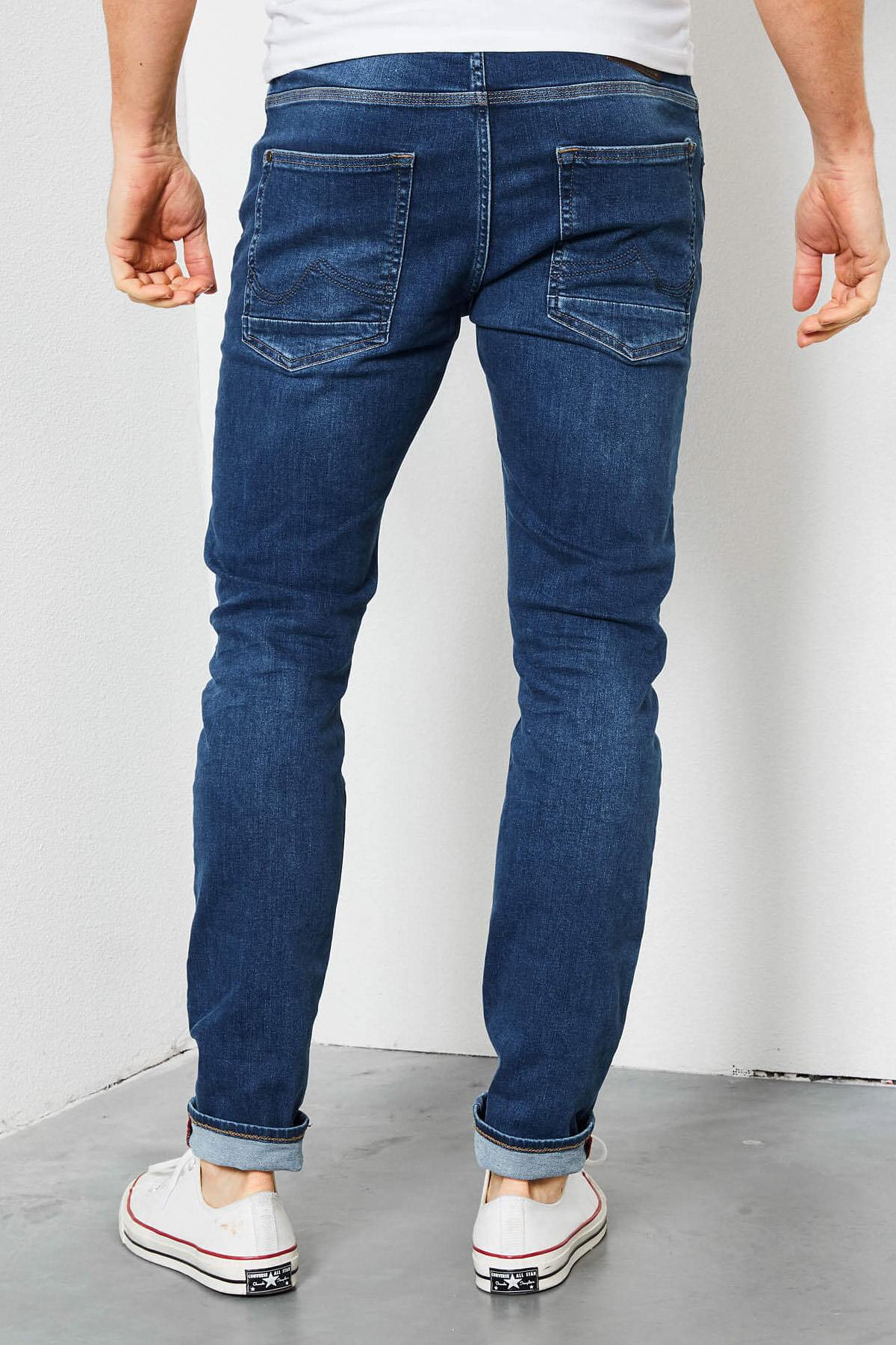 Men's blue slimfit jeans - Image n°2
