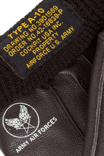 A-10 flyers leather aviator gloves - Image n°2