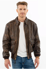 Mustang A2 Distressed Leather Driver - Image n°6
