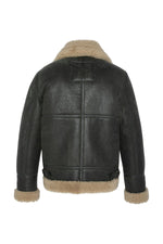 Schott's shearling bomber, a vintage aviator with timeless warmth. - Image n°10