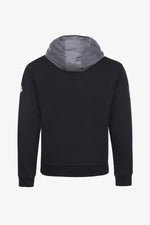 Gray and black sportswear zipped jacket - Image n°2