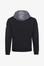 Gray and black sportswear zipped jacket - Image n°2