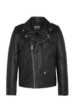 A belt-free Perfecto in soft lambskin by Schott NYC-effortless edge. - Image n°9