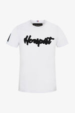 White H line t-shirt with embroidered logo - Image n°2