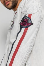 White leather racing jacket - Image n°6