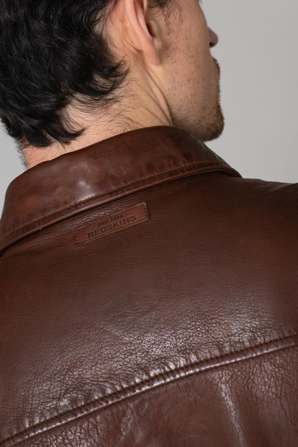 Rich brown sheepskin jacket, vegetable-tanned and biodegradable. - Image n°12
