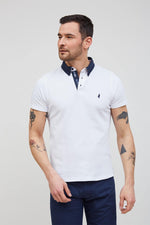White men's polo shirt - Image n°4
