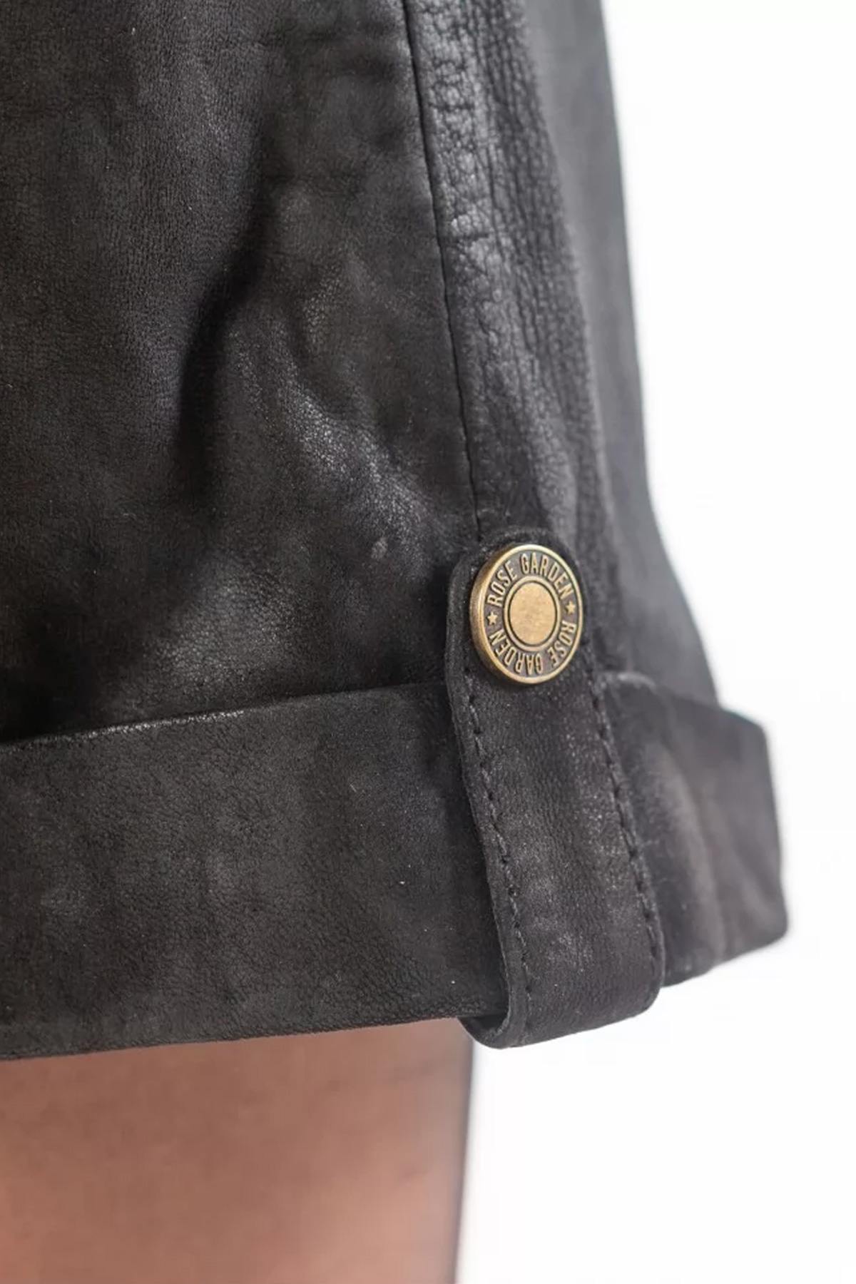 Distressed leather jumpsuit - Image n°12