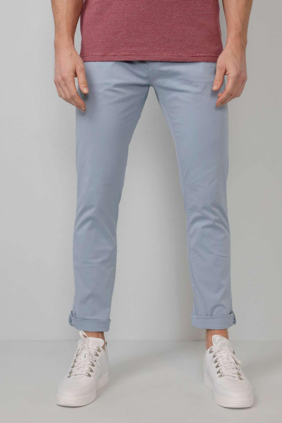 Blue-gray chino pants - Image n°5