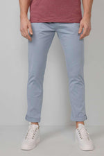 Blue-gray chino pants - Image n°5