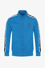 Azure blue zipped jacket - Image n°6