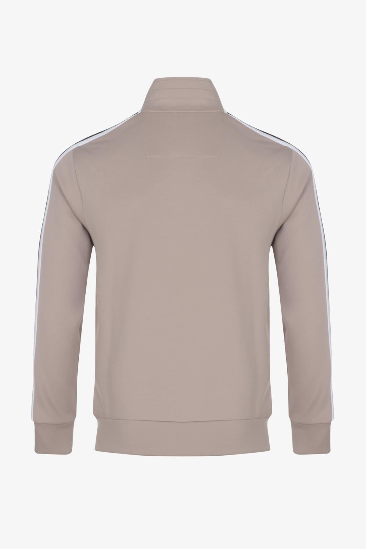 Sand-colored track jacket - Image n°8