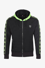 Black and Green Zip Hoodie - Image n°7