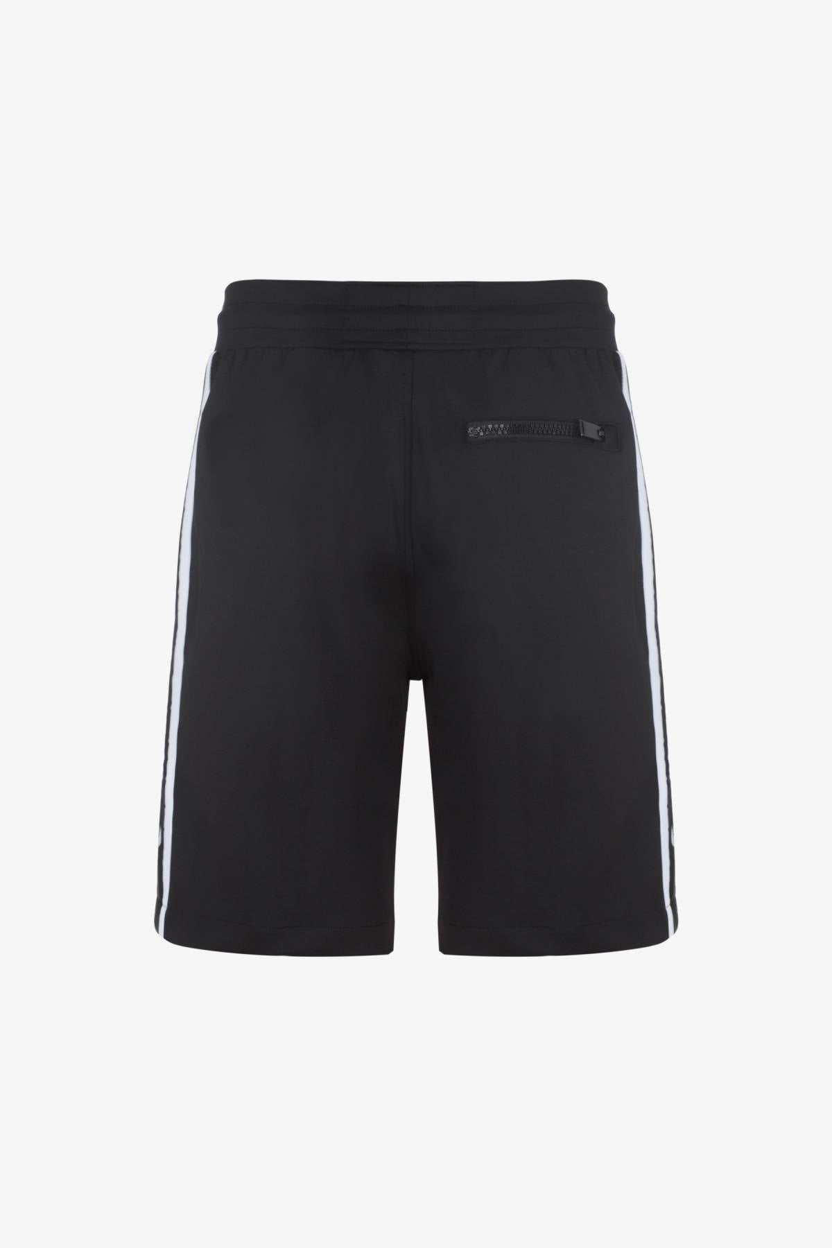 Men's black shorts with drawstring - Image n°6