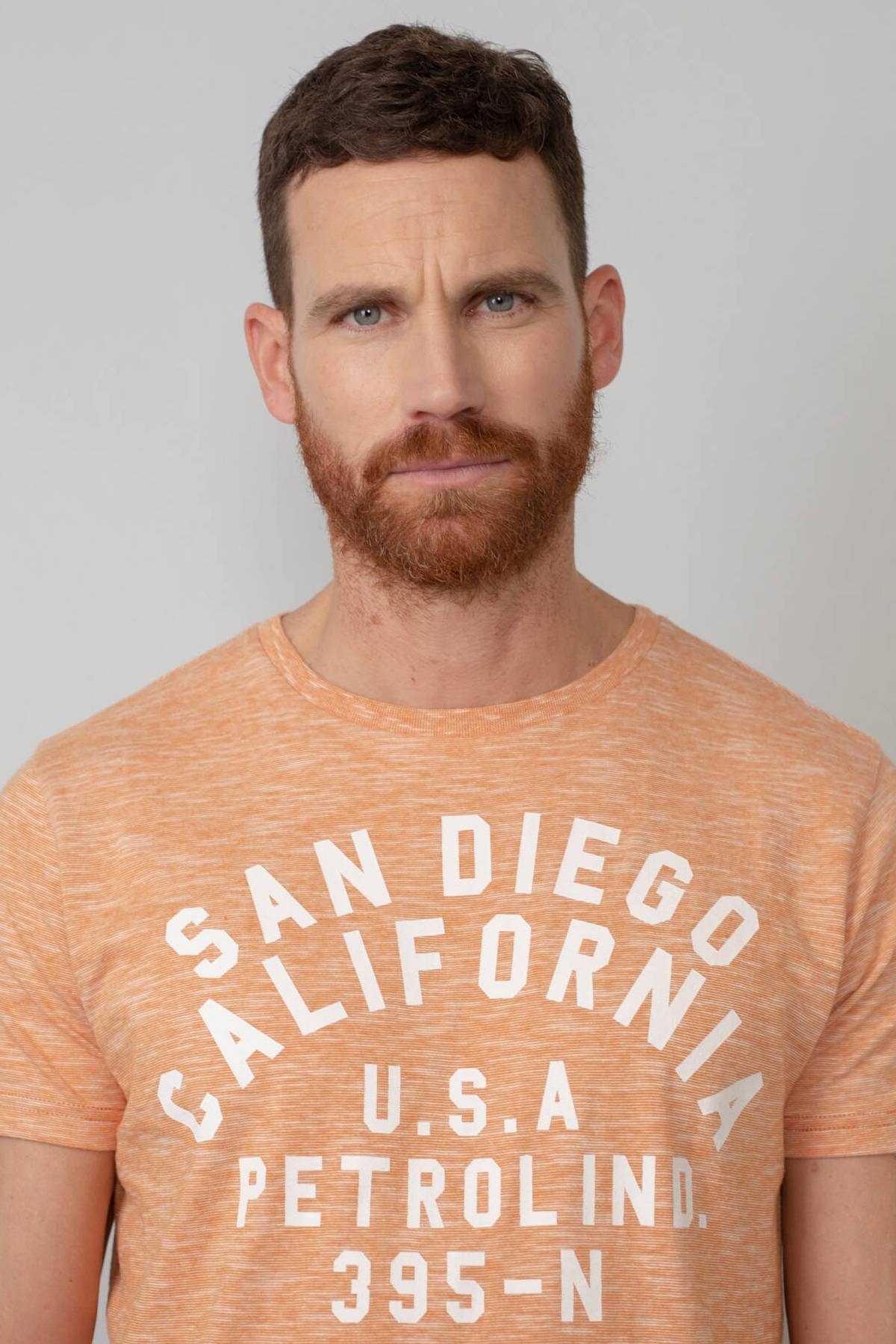 Heather orange t-shirt - Image n°2