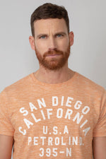 Heather orange t-shirt - Image n°2