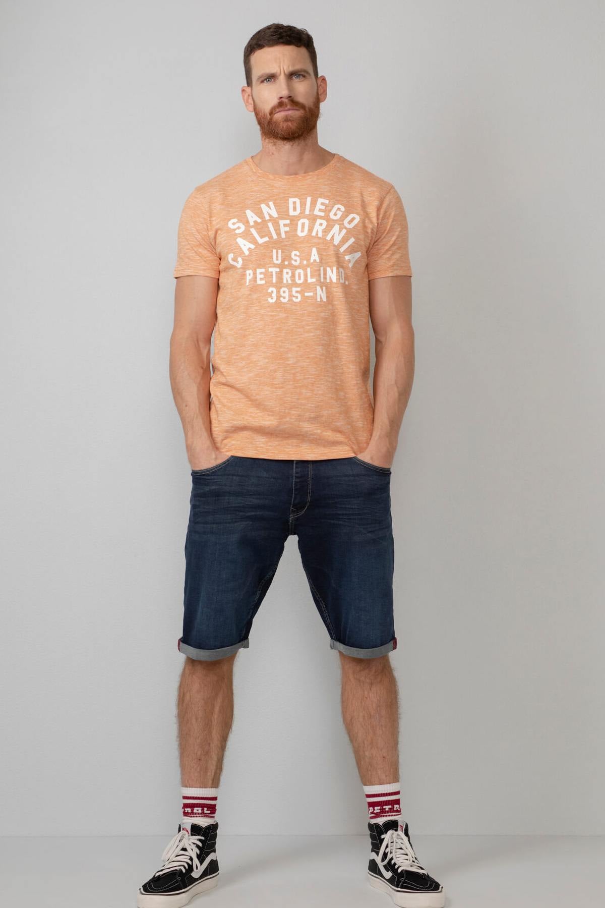 Heather orange t-shirt - Image n°4