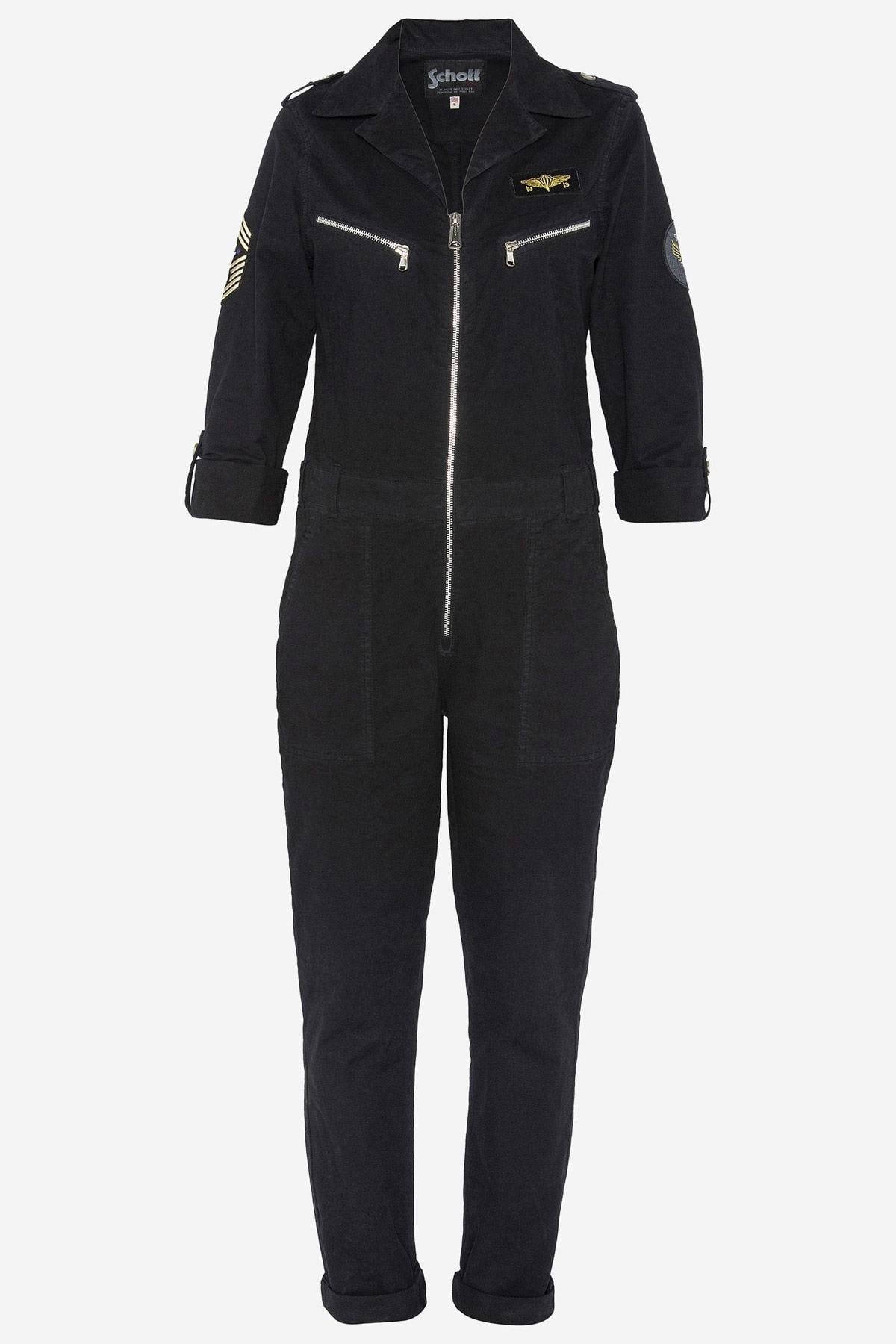 Women's black military suit - Image n°1
