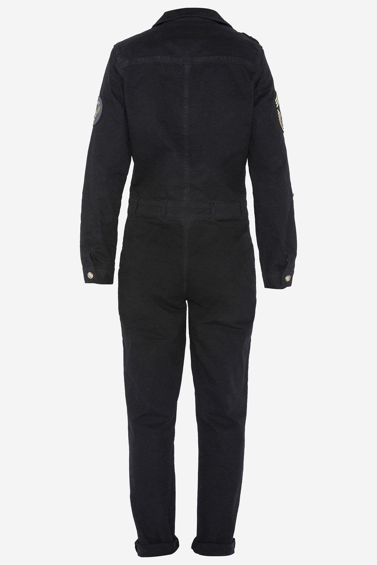 Women's black military suit - Image n°2