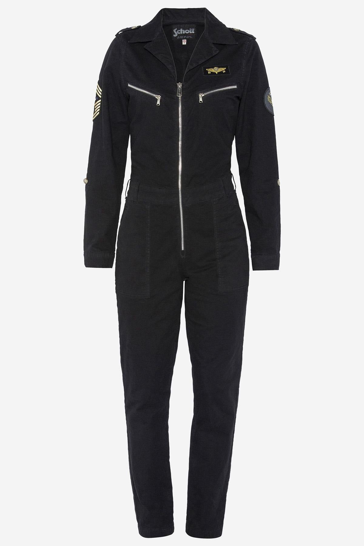 Women's black military suit - Image n°5