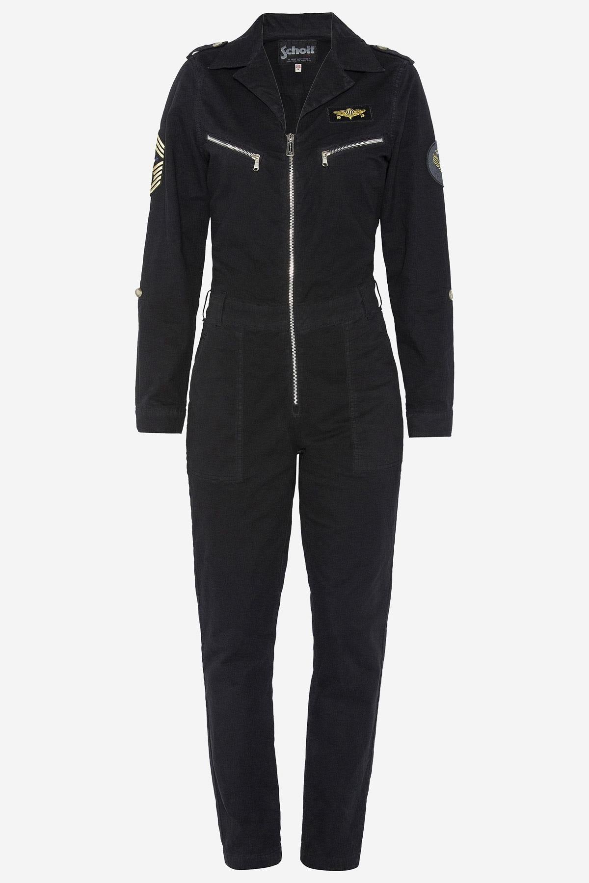 Women's black military suit - Image n°5