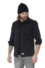 Black military jacket - Image n°1