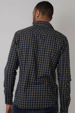 Black all-over checked shirt - Image n°3