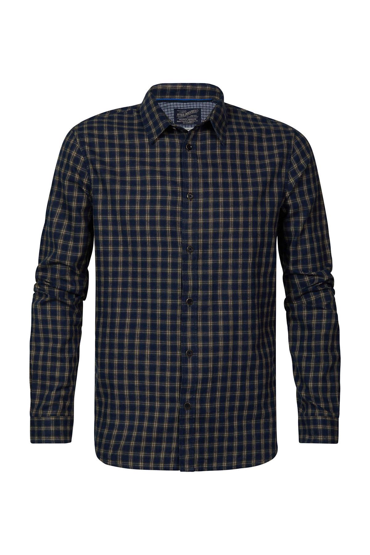 Black all-over checked shirt - Image n°6