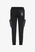 Black cotton sweatpants - Image n°2
