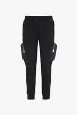 Black cotton sweatpants - Image n°3