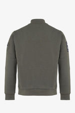 Khaki sportswear teddy jacket - Image n°2