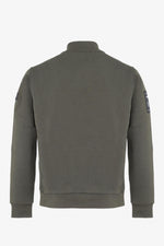 Khaki sportswear teddy jacket - Image n°2
