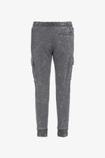 Gray worn effect jogging pants - Image n°2