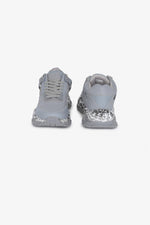 Matte gray men's sneakers - Image n°6