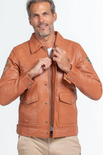 Sheep leather jacket capturing Steve McQueen's timeless racing cool. - Image n°5