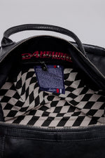 McQueen Edition Black Vintage Leather Travel Bag - Image n°2