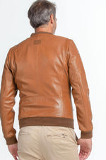 Lambskin bomber with Steve McQueen tribute prints in a regular fit. - Image n°4