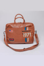 Vintage Steve McQueen leather bag 1971 - Image n°3