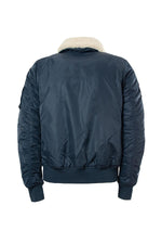 Navy blue bomber jacket - Image n°5