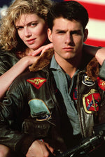 Top Gun G-1 jacket in goat leather, 17 patches, removable wool collar. - Image n°4