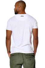 Danger white round neck t-shirt - Image n°2
