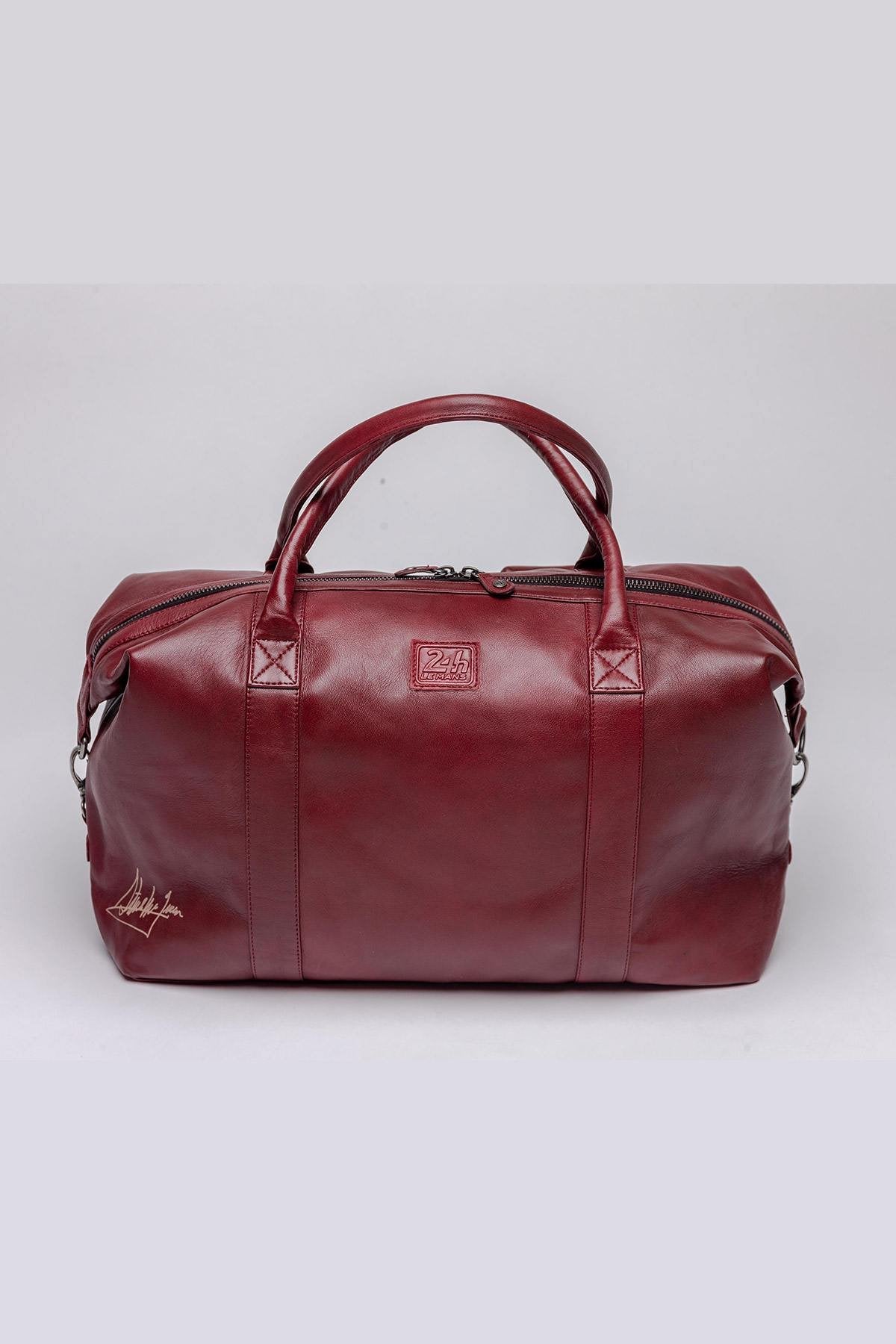 McQueen signature red leather 48h bag - Image n°5