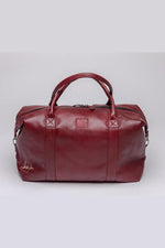 McQueen signature red leather 48h bag - Image n°5