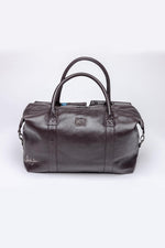 Brown Genuine Leather McQueen Edition Travel Bag - Image n°3