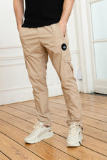 Beige flowing sweatpants - Image n°5